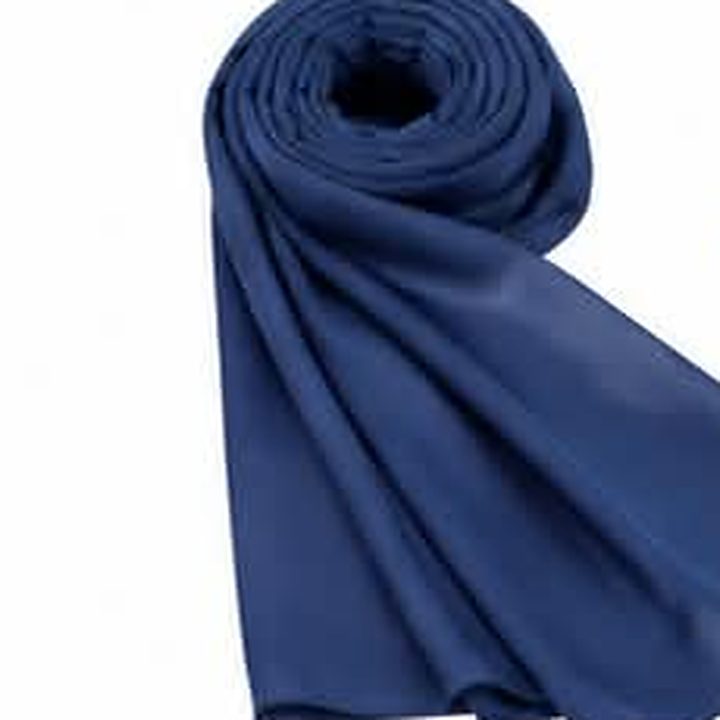 Plain navy scarf included with the abaya