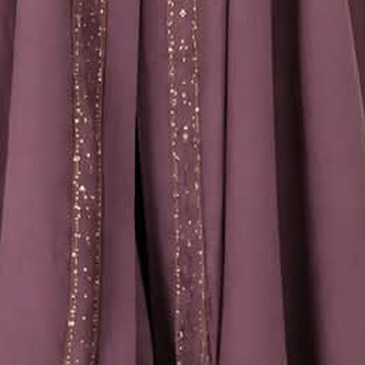 Sequin borders at the hem