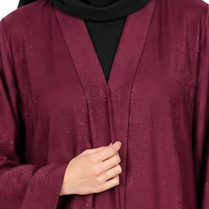 Open front and jacquard texture